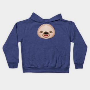 Baby Sloth Face Kids Hoodie